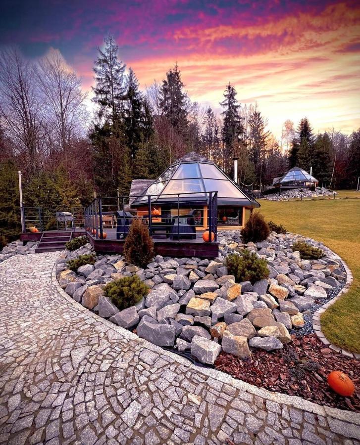 Osada Poli Koniakow - Panoramiczny Domek Nr 1 Z Prywatna Balia I Hydromasazem エクステリア 写真