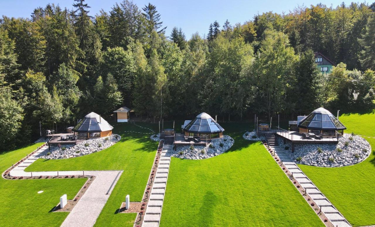 Osada Poli Koniakow - Panoramiczny Domek Nr 1 Z Prywatna Balia I Hydromasazem エクステリア 写真